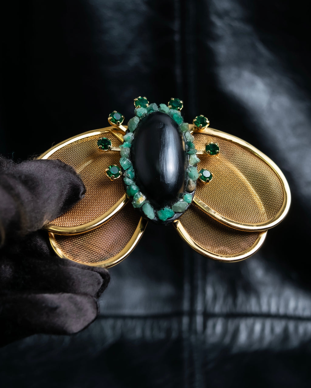 "MARNI" Bee motif jewelry brooch