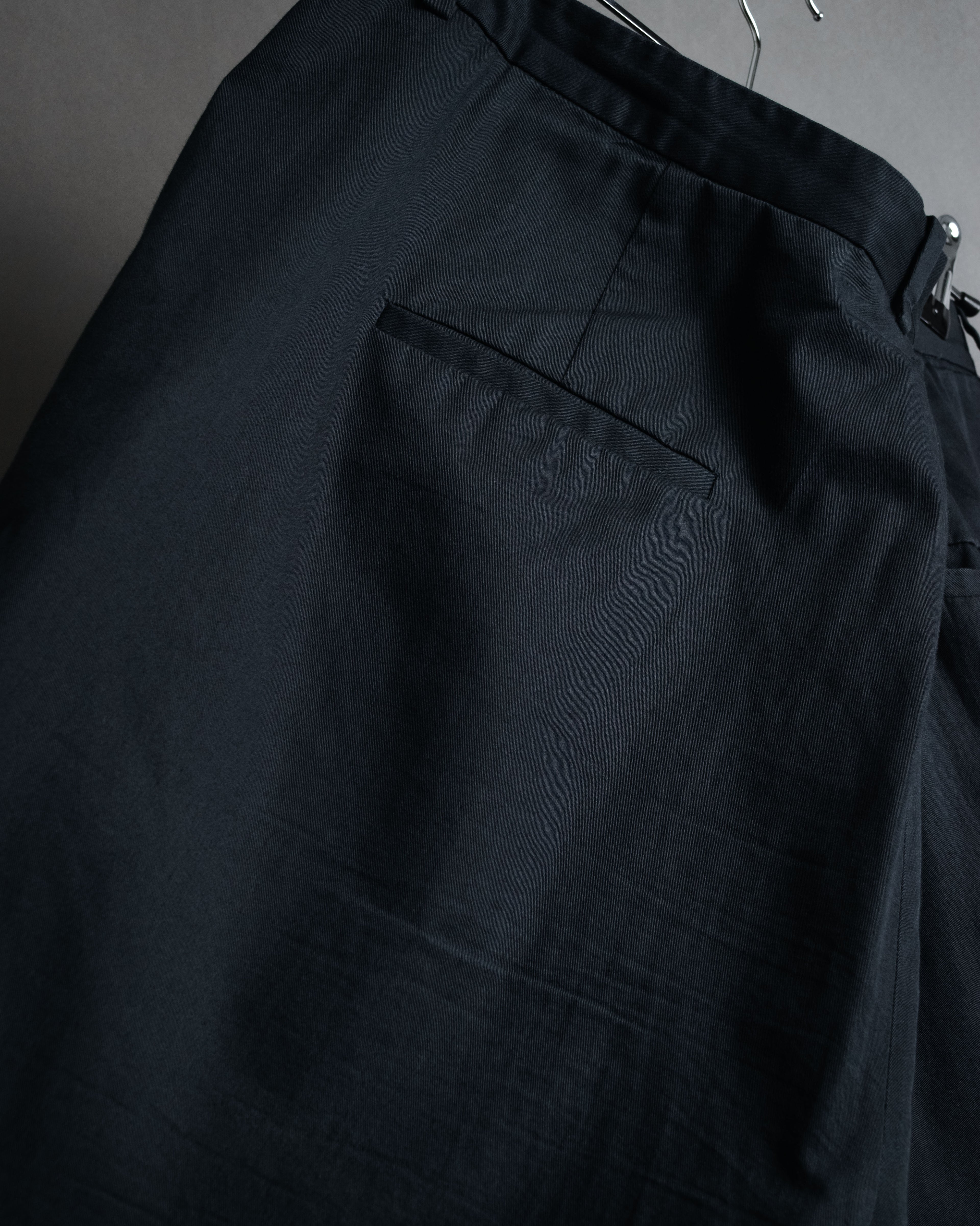 “Maison Margiela” 2019SS Cotton draped culotte shorts