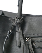 BALENCIAGA/ “Papier A6 ” Zip Around 2 Way Handbag Gray