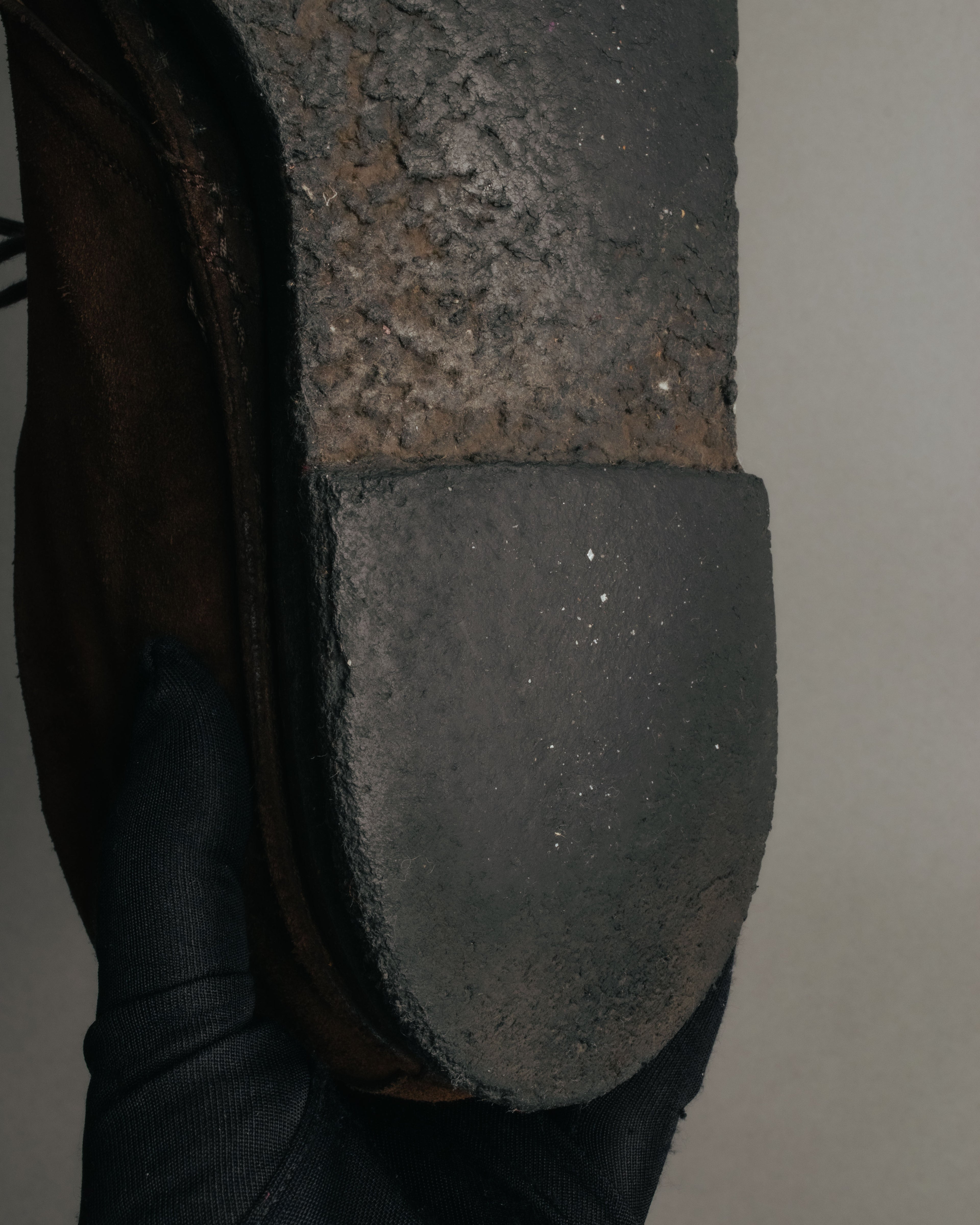 -SPECIAL- “HERMÈS” 1998-2003 Suede square toe chukka boots