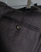 "Vintage wide tapered double-finished slacks"