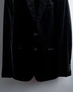 "LOUIS VUITTON" Geometric pattern velvet tailored jacket