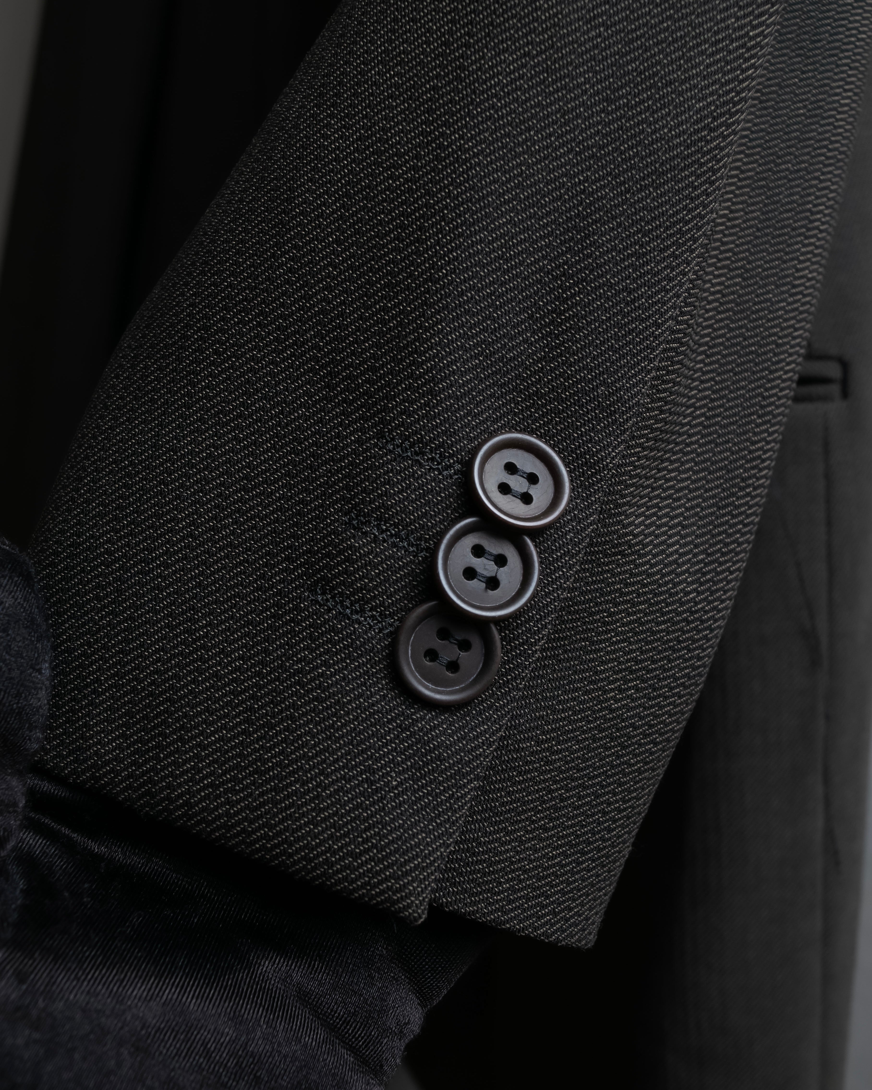 "GIORGIO ARMANI" 90's Oversized brown tailored jacket