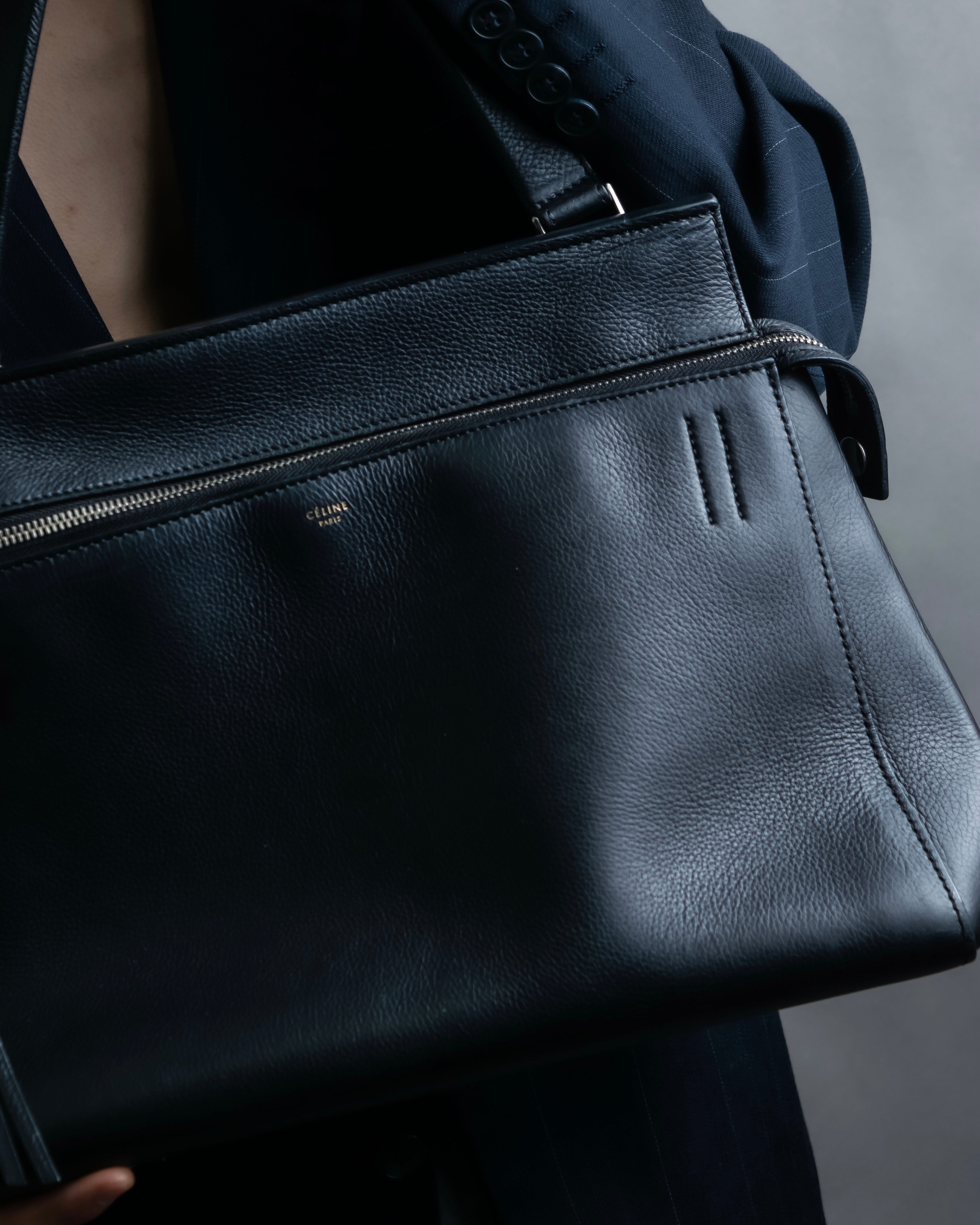 "CELINE" Edge medium one handle shoulder bag