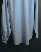 "Hermès" Vintage subtly woven cotton dress shirt