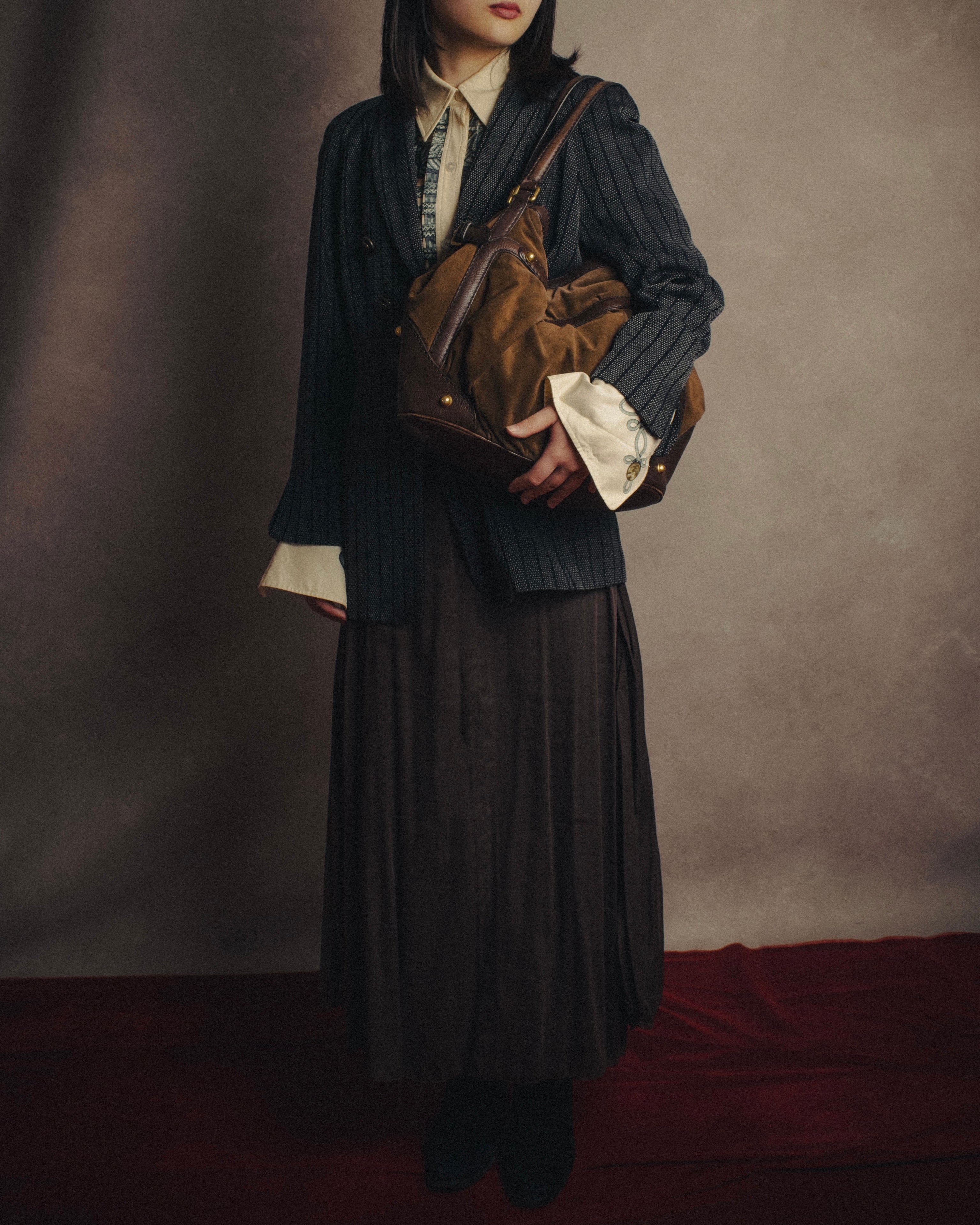 -SPECIAL- “GUCCI” 2005-2008 suede toggle shoulder bag