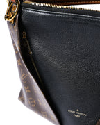 LOUIS VUITTON/ “V Tote mm” Monogram Canvas & Leather Handbag