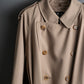 "BURBERRY" Military detail belted maxi length trench coat