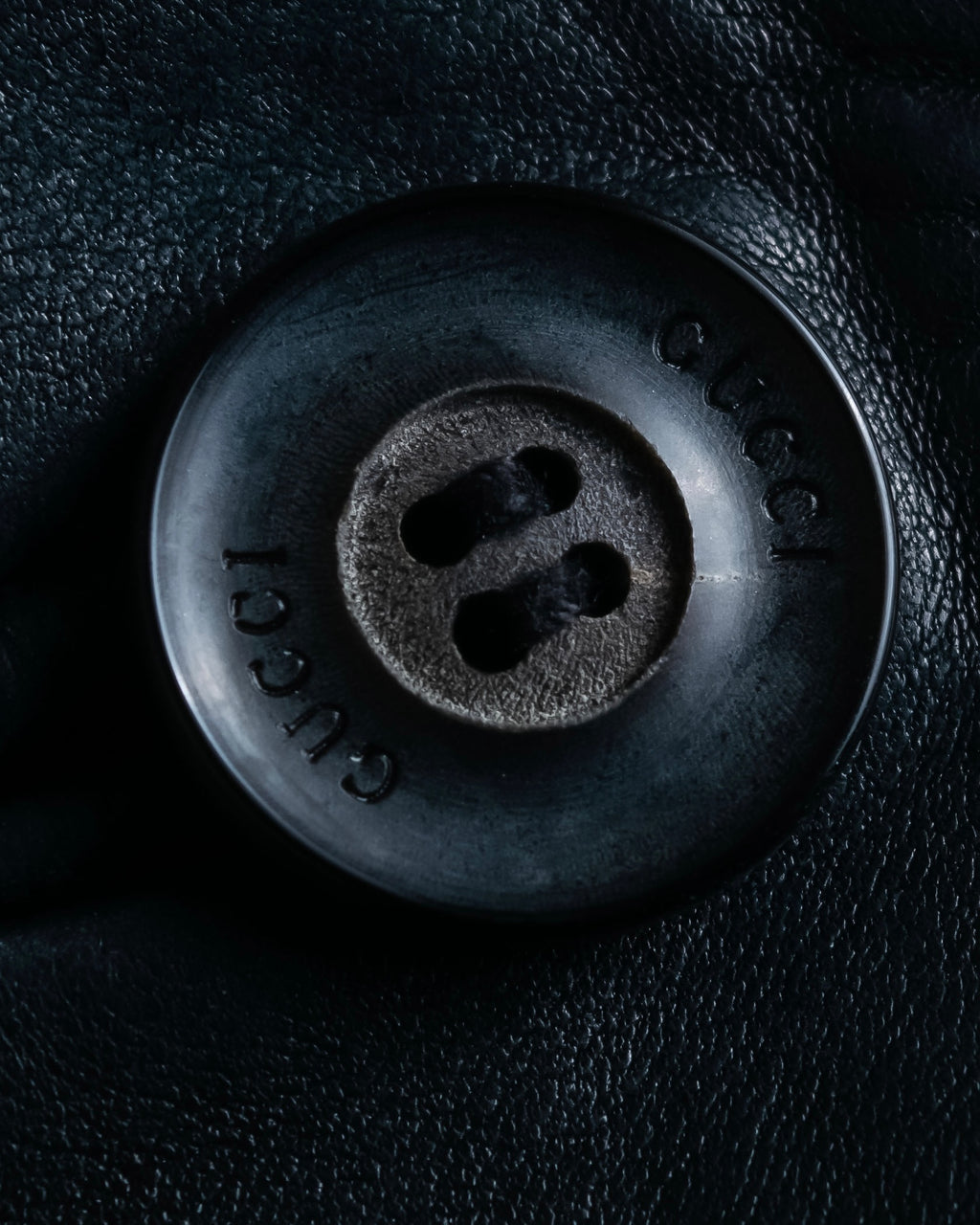 "GUCCI" Box silhouette calf leather tailored jacket