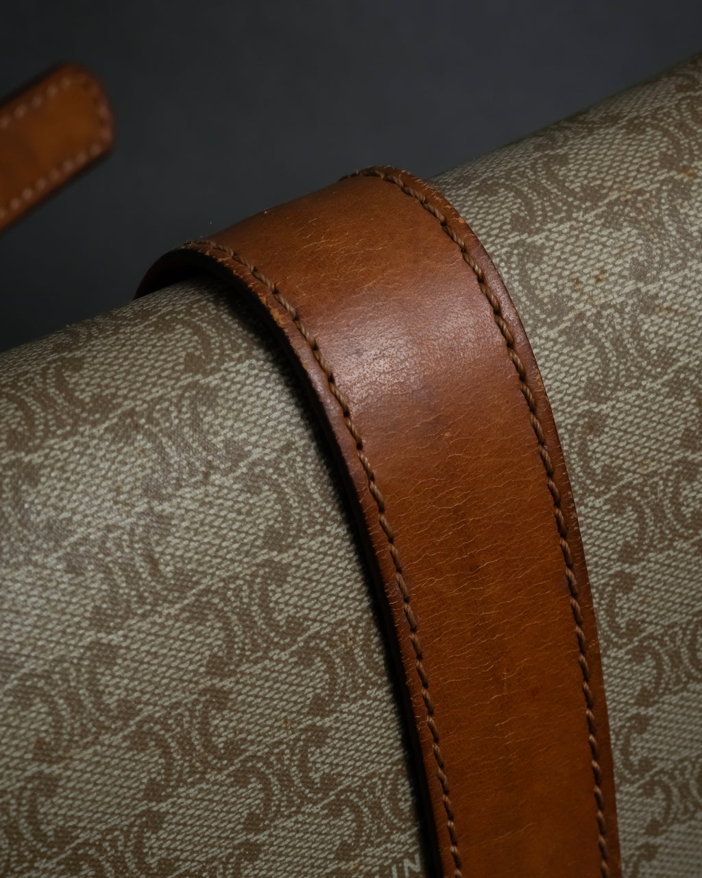 "CELINE Macadam pattern combination shoulder bag