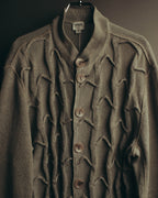 "ARMANI COLLEZIONI" 00's-10's Textured linen knit cardigan