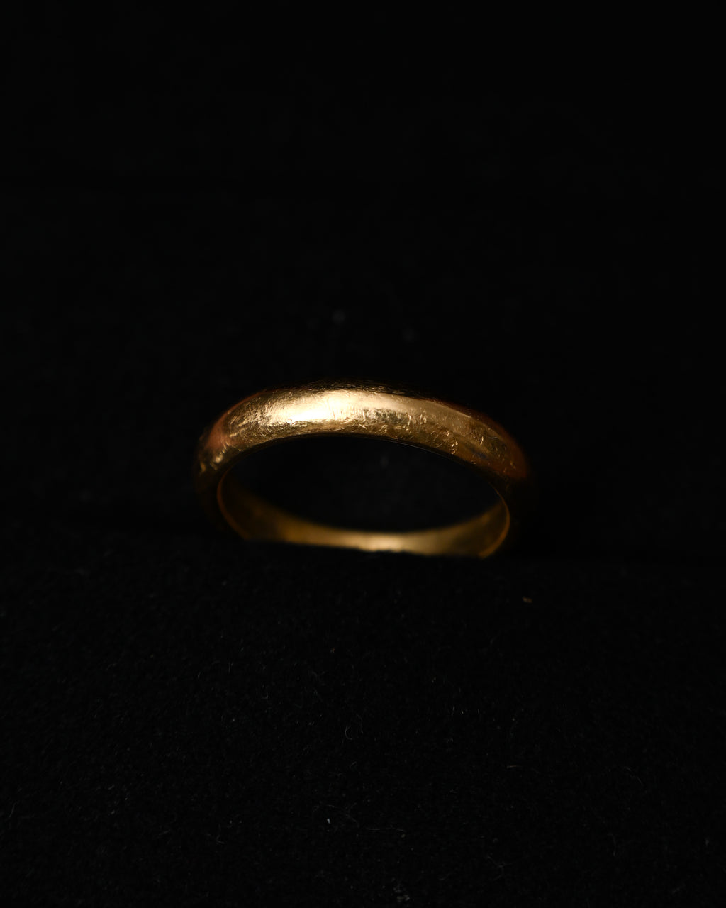 Cartier/ K18 Band Ring Yellow Gold
