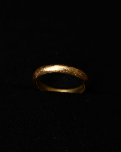 Cartier/ K18 Band Ring Yellow Gold