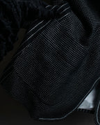 "GIANFRANCO FERRE" Striped＆dotted peak lapel tailored jacket