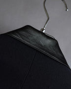 "BALENCIAGA La Mode" Satin-switched piping design tailored jacket