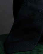 "GIORGIO ARMANI" Mixed material striped necktie