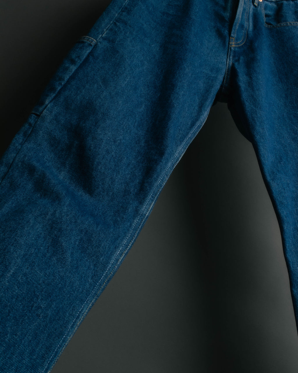 “Balenciaga” 2016-18’s tapered denim pants with neon back patch