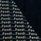 "FENDI" Logo print V neck sleeveless tops