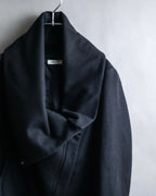"HELMUT LANG" Short length wool riders jacket