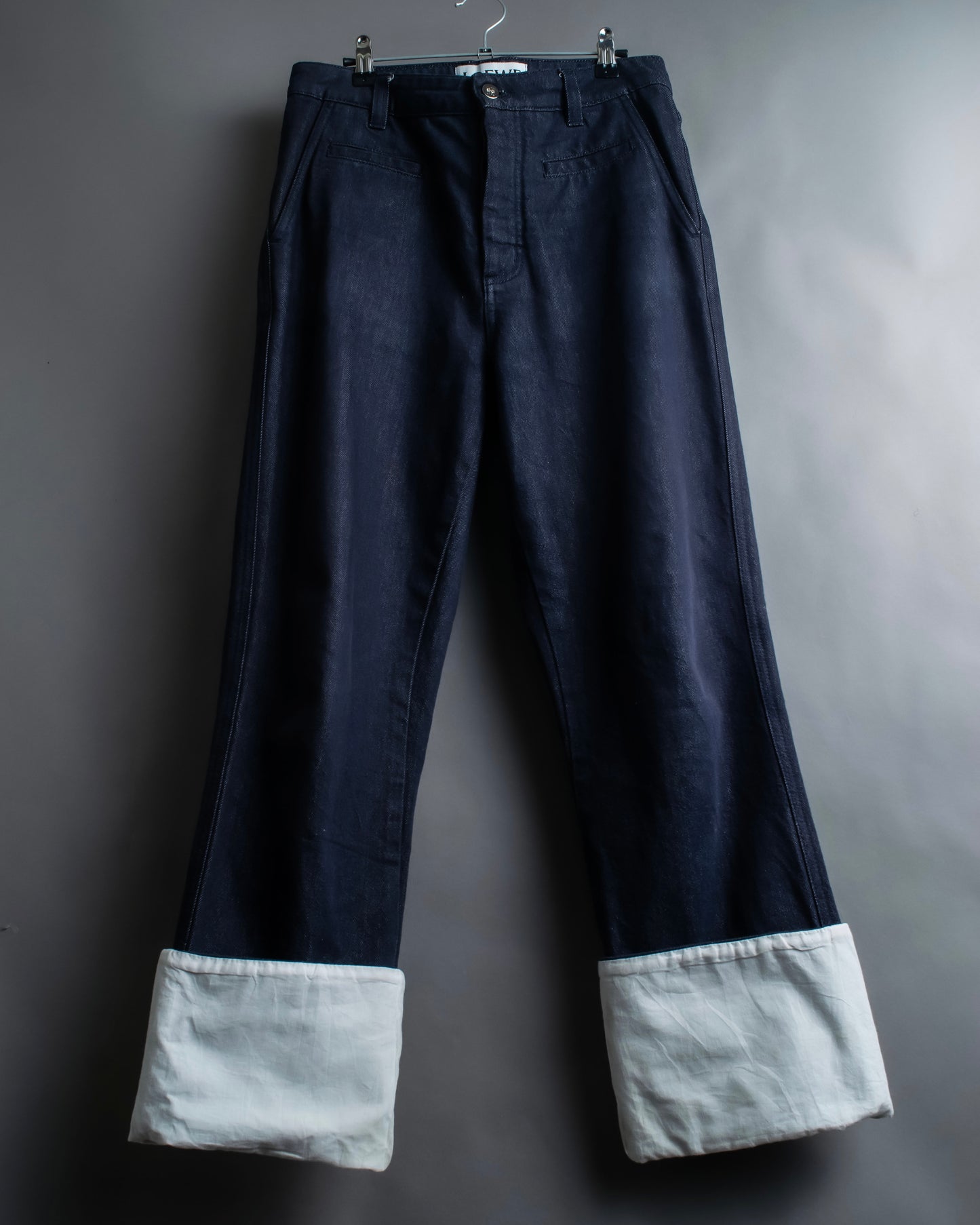 "LOEWE" Wide tapered fisherman denim pants