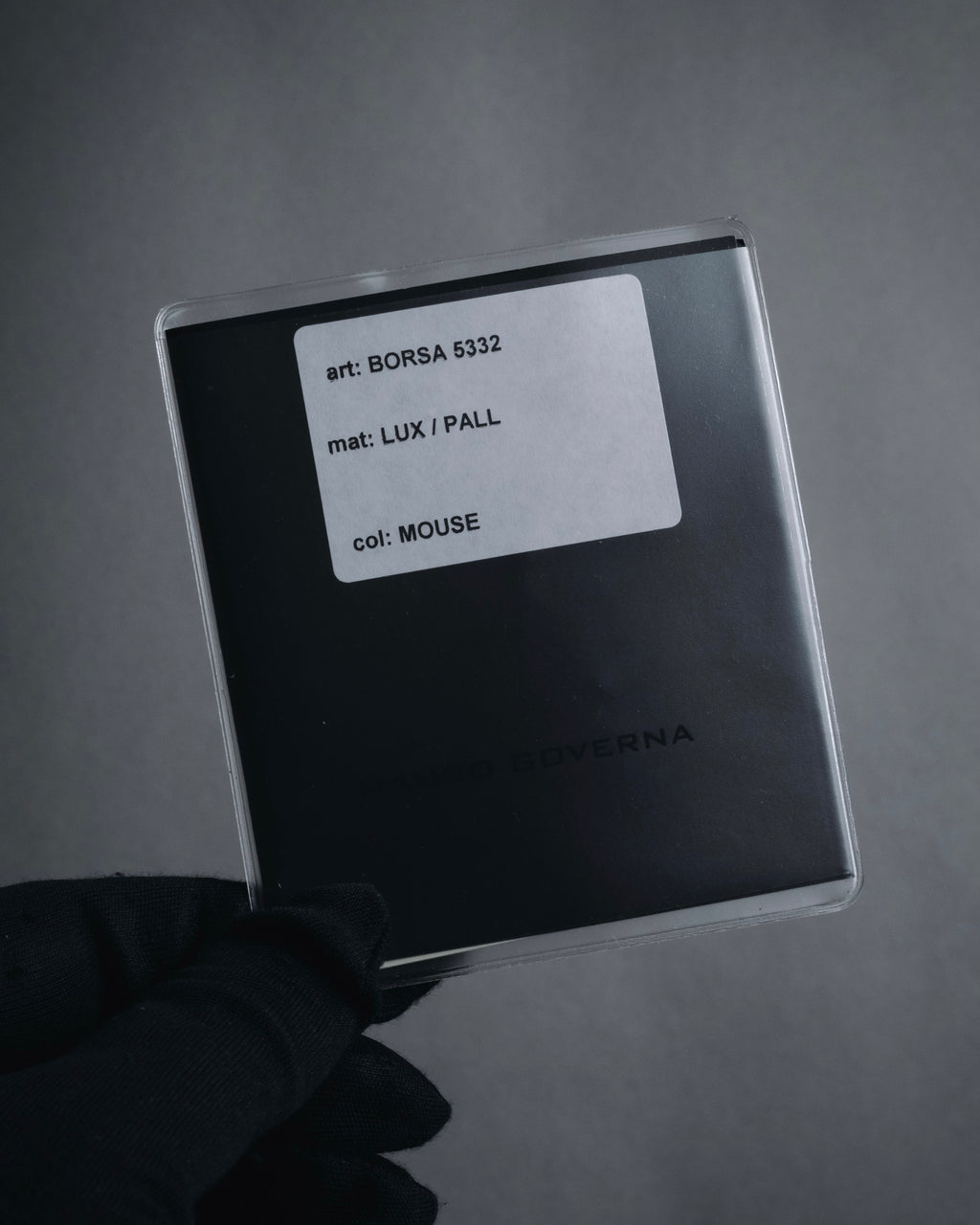 "MAURO GOVERNA" 00’s-10’s lamb leather belted draped bag