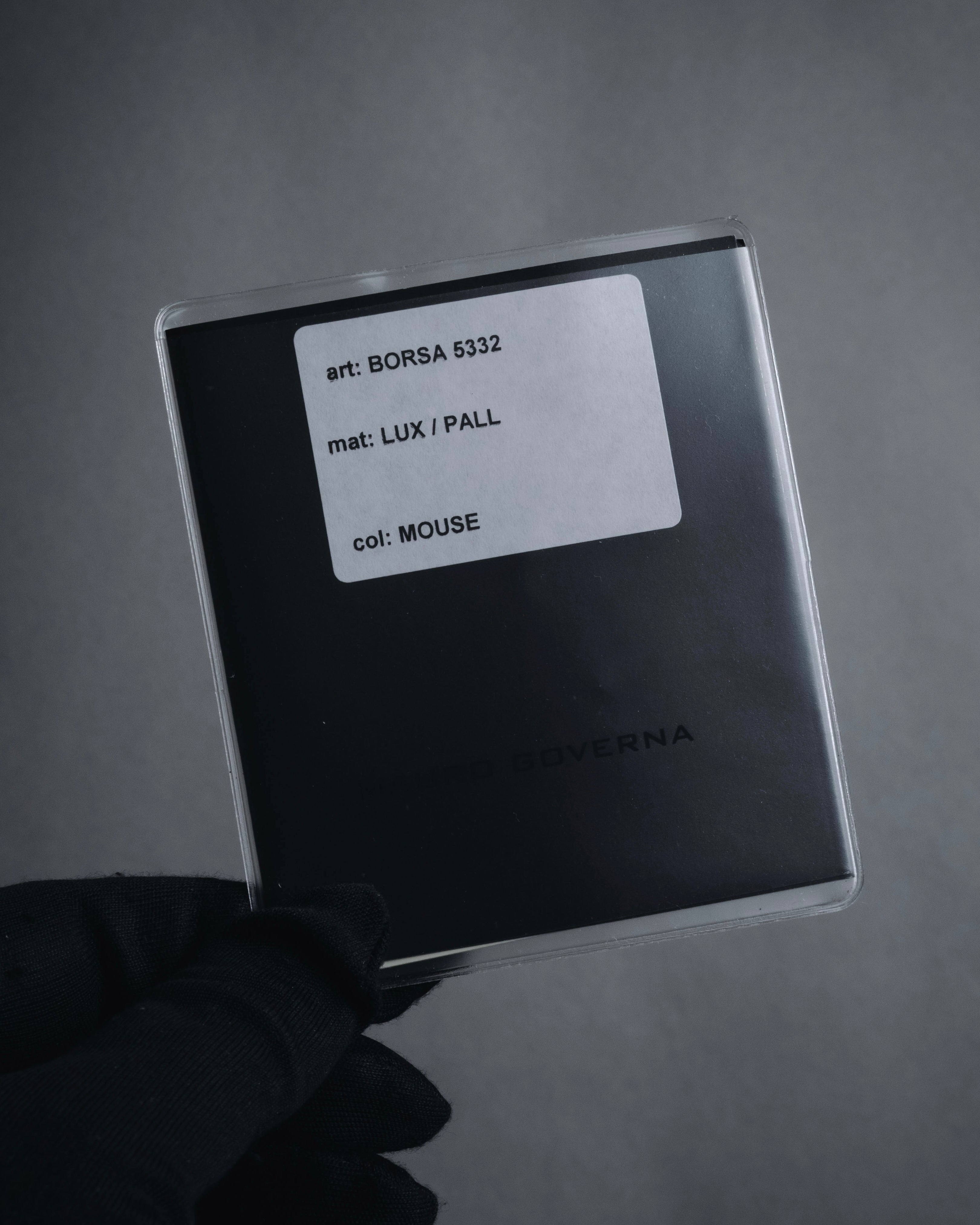 "MAURO GOVERNA" 00’s-10’s lamb leather belted draped bag