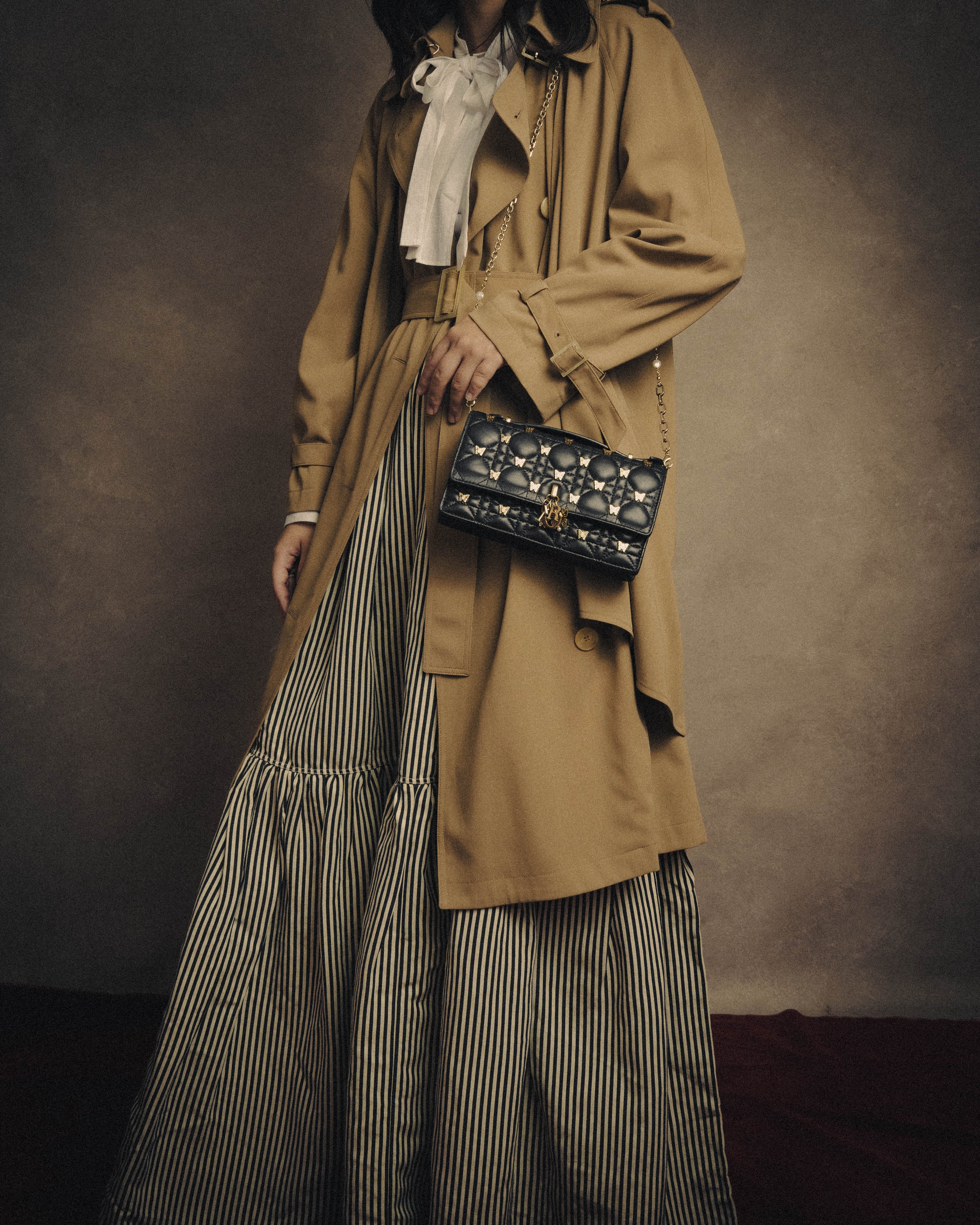 -SPECIAL- “Christian Dior” 2016 onwards butterfly cannage chain shoulder bag