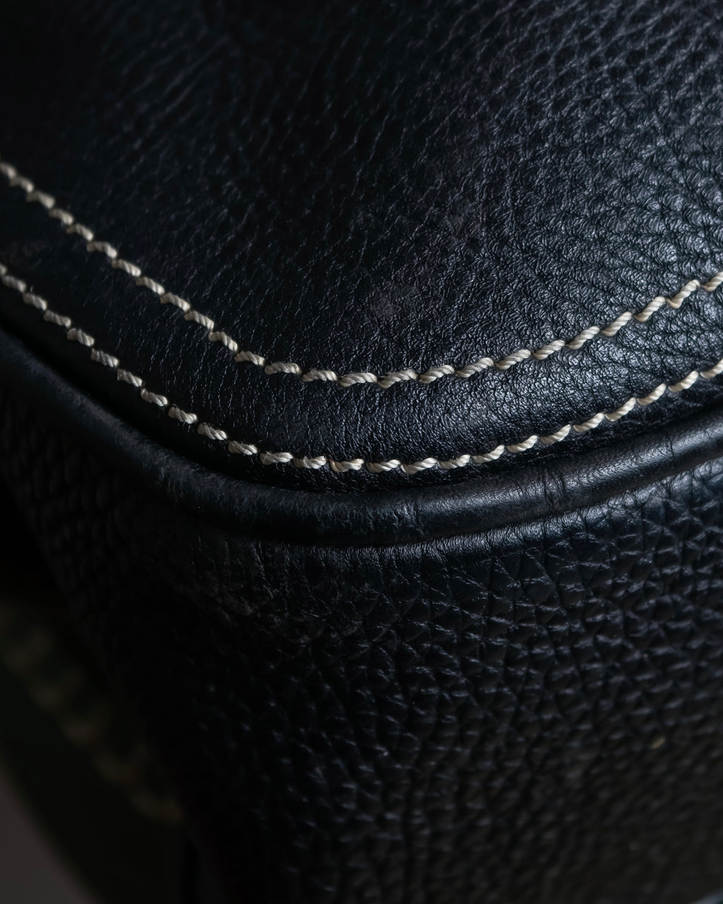 "CELINE" Gold buckle design large shoe bag shoulder bag