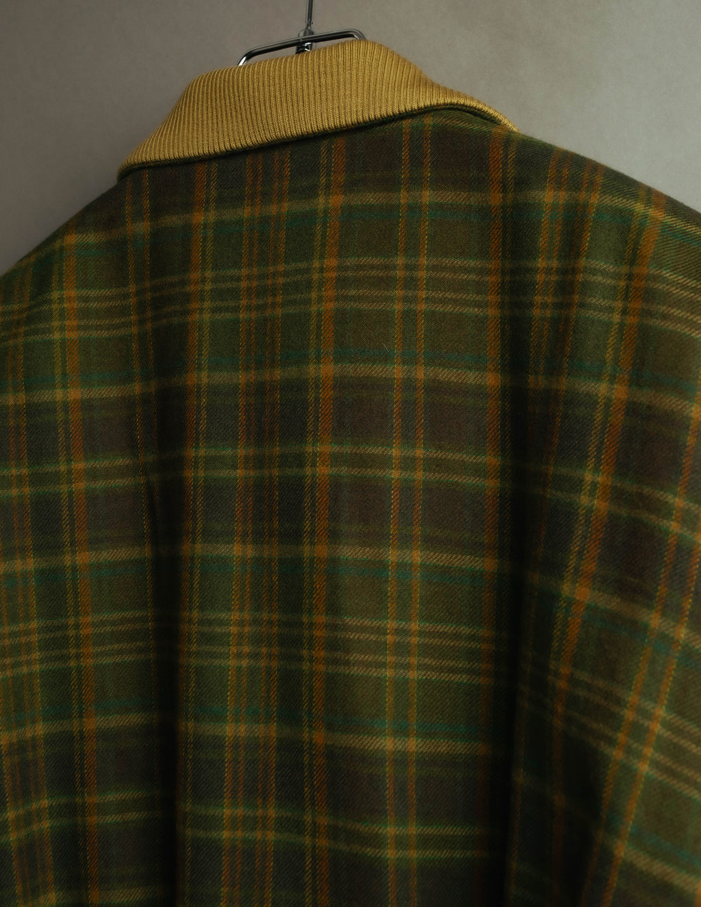"Christian Dior" 80's-90's Wool plaid blouson and trousers set