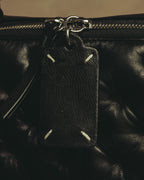 –SPECIAL– “Maison Margiela” 2024-25 Glam slam embroidered trapezoid leather bag