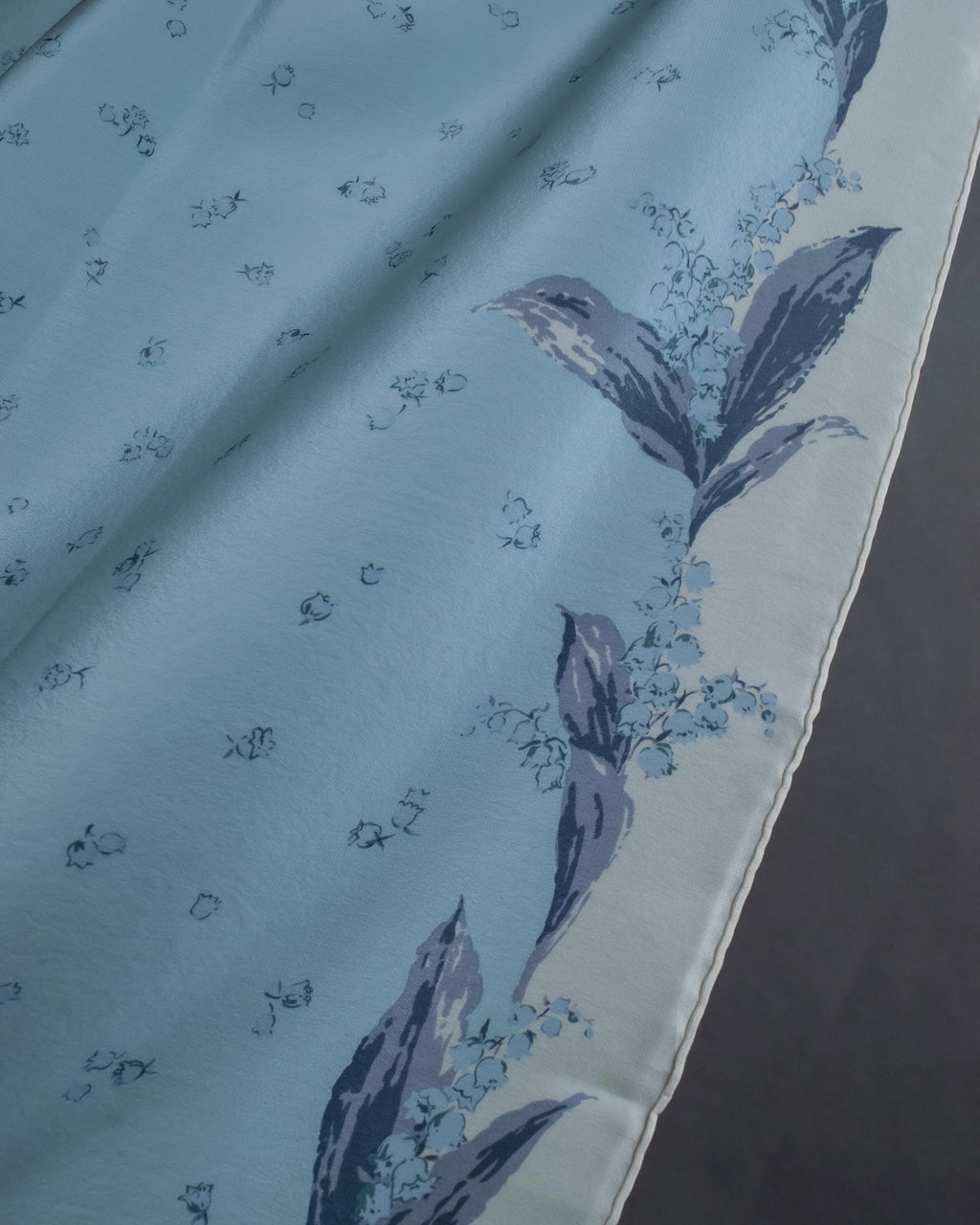 "Christian Dior" Bird motif silk scarf