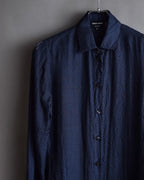 "GIORGIO ARMANI" Jacquard navy color shirt