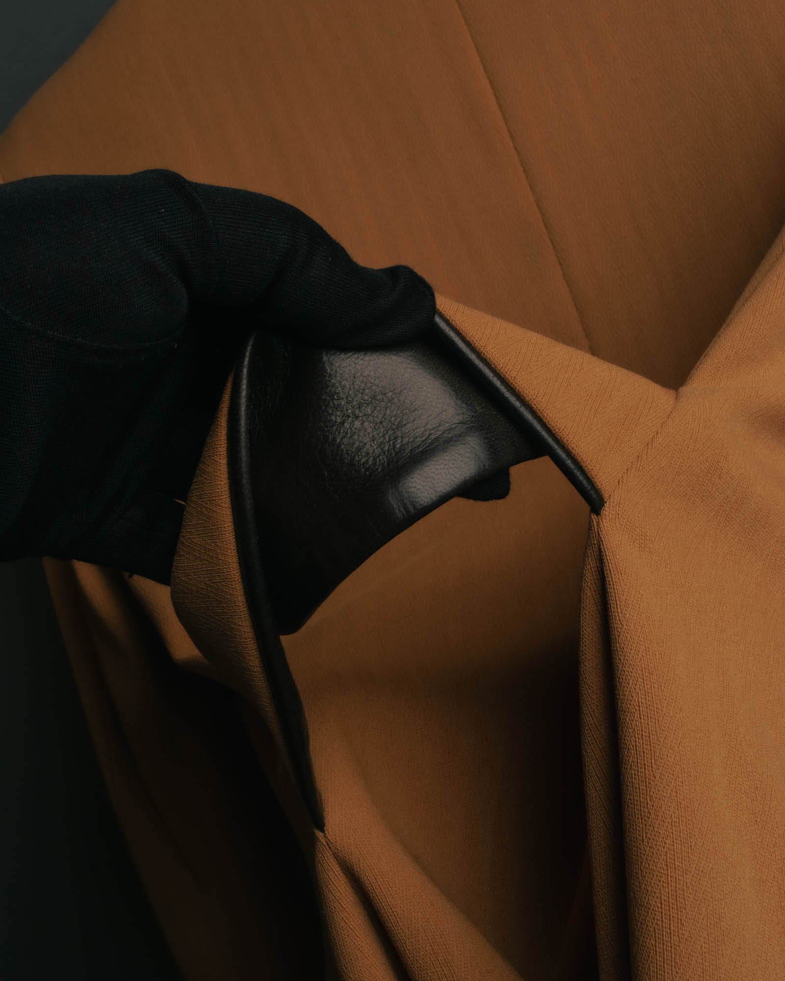 -SPECIAL- "CELINE" 80's-90's Black piped wool tailored jacket