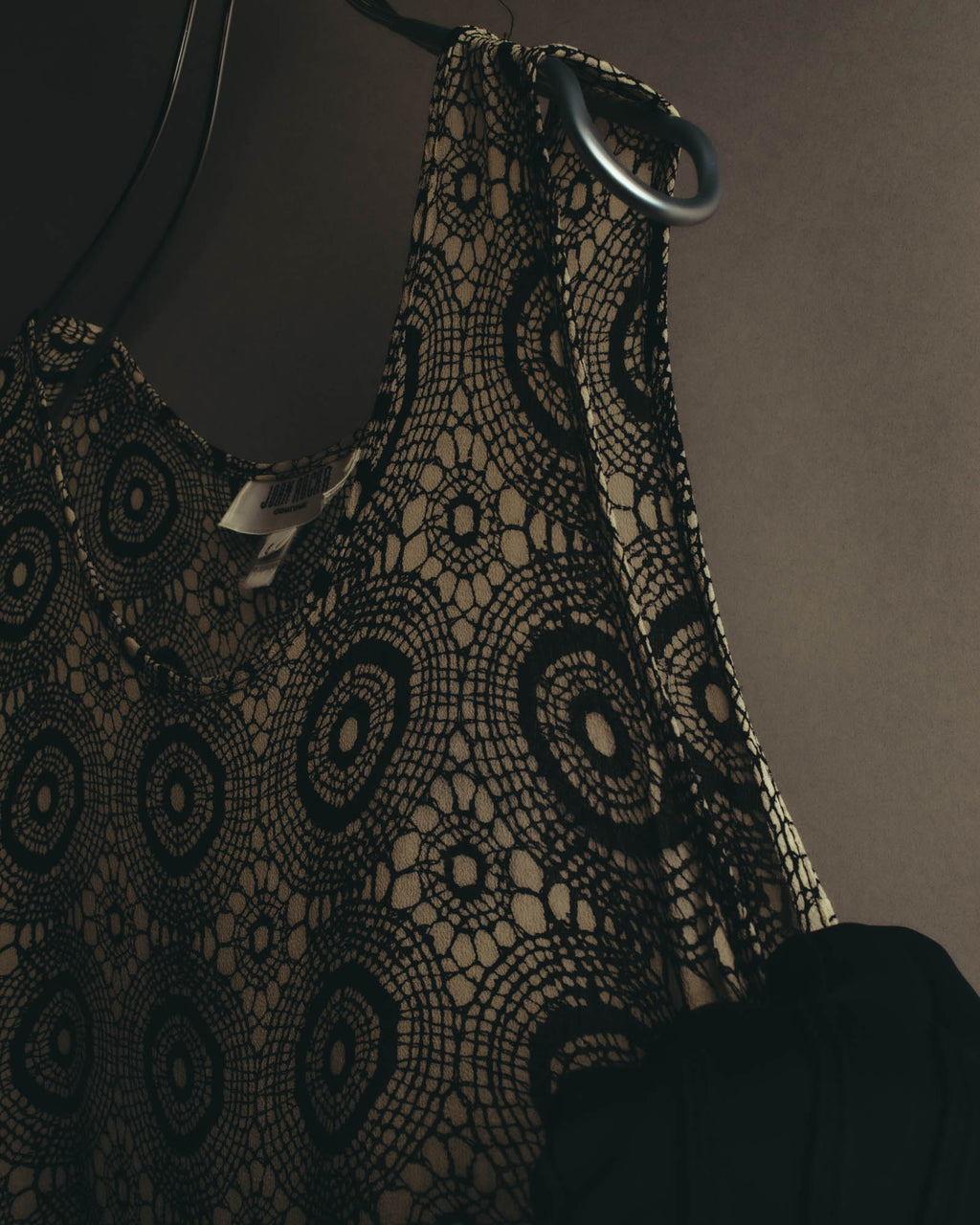 "John Rocha Chinatown" 80's Sleeveless patterned mini dress
