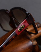 "Christian Dior Monsieur" Red temple gradient frame monsieur sunglasses