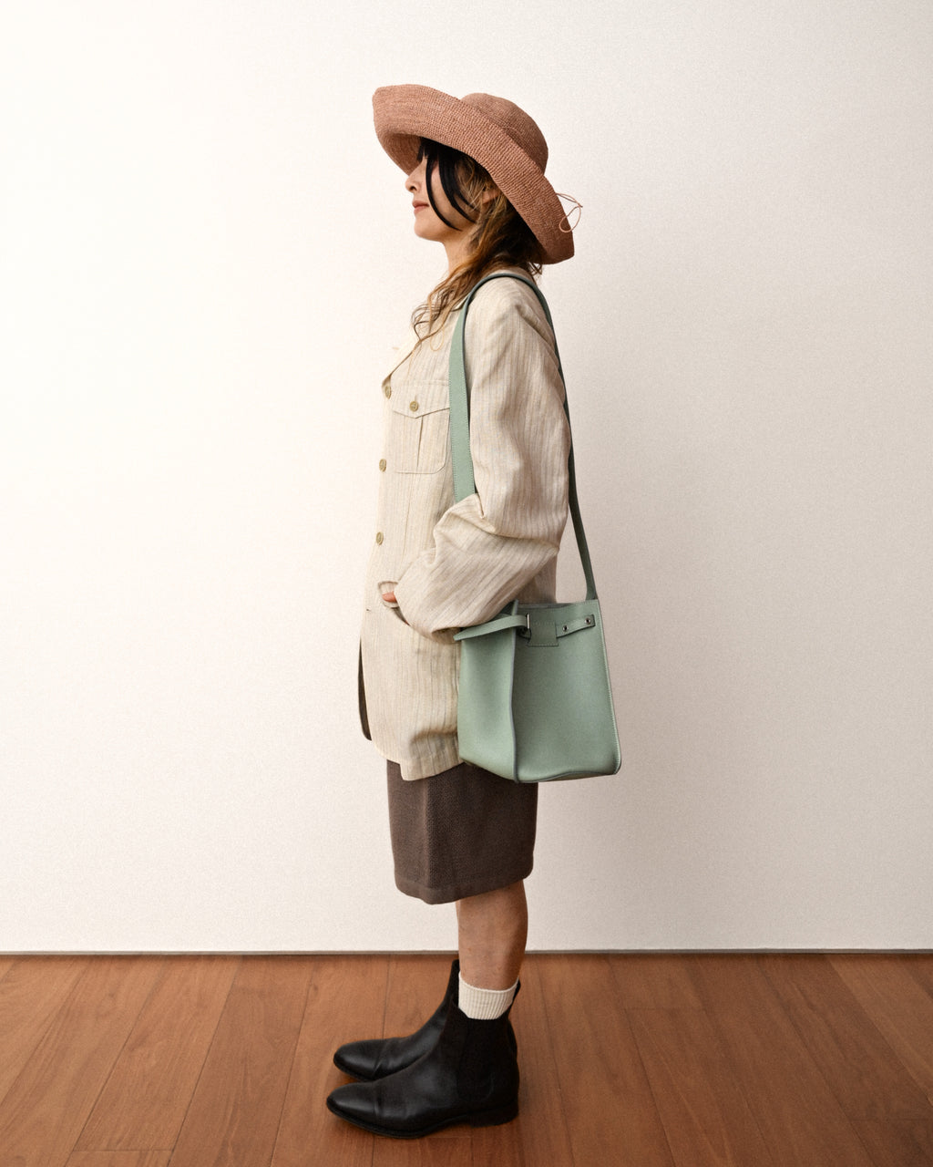 GIVENCHY/ 2 Tuck Knit Casual Shorts Beige