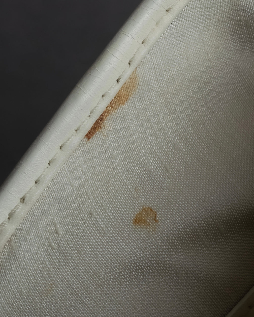 "Christian Dior" Metal ring leather combination design bag