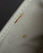 "Christian Dior" Metal ring leather combination design bag