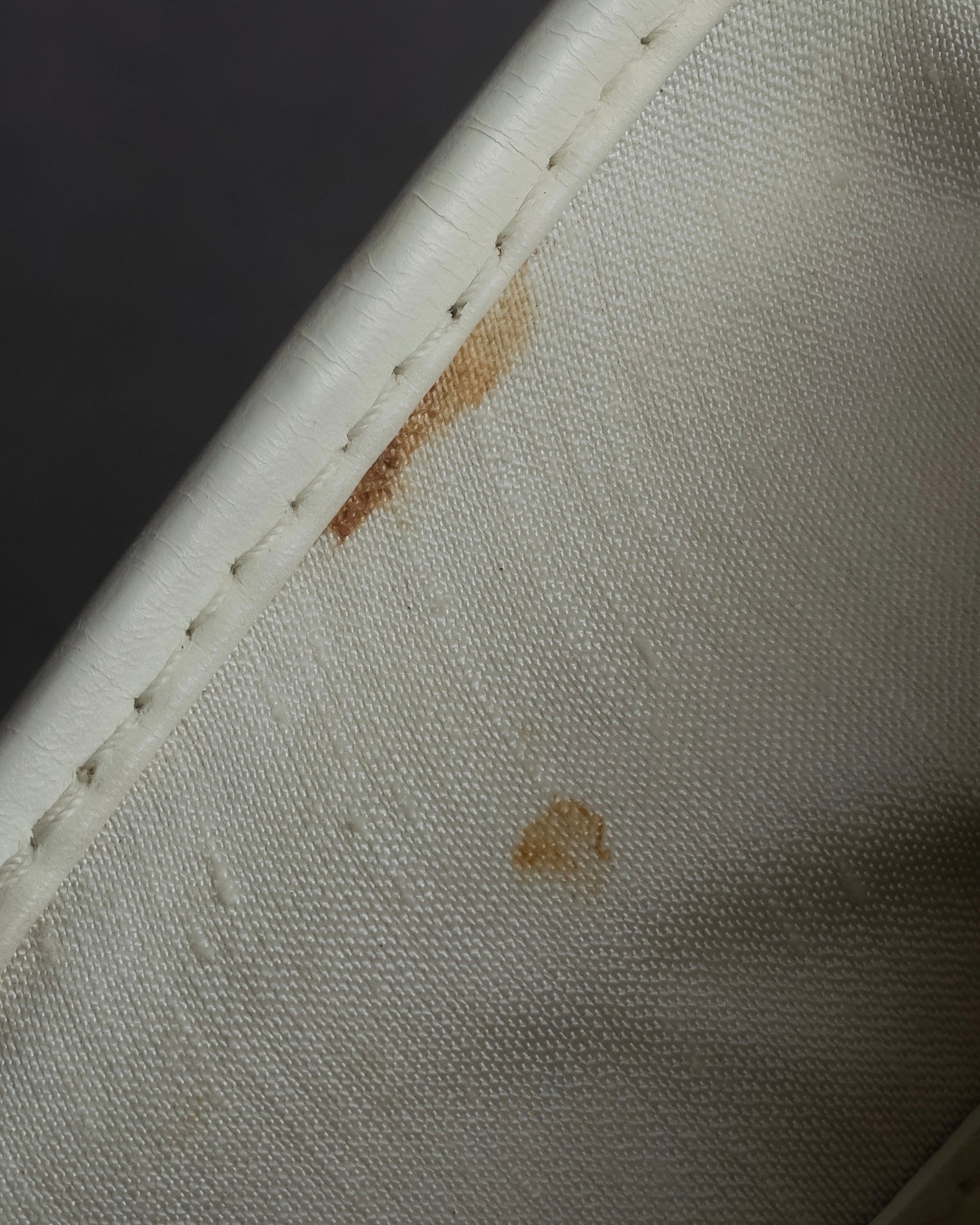 "Christian Dior" Metal ring leather combination design bag