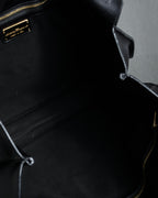 "Salvatore Ferragamo" Vertical gancini drawstring hobo bag