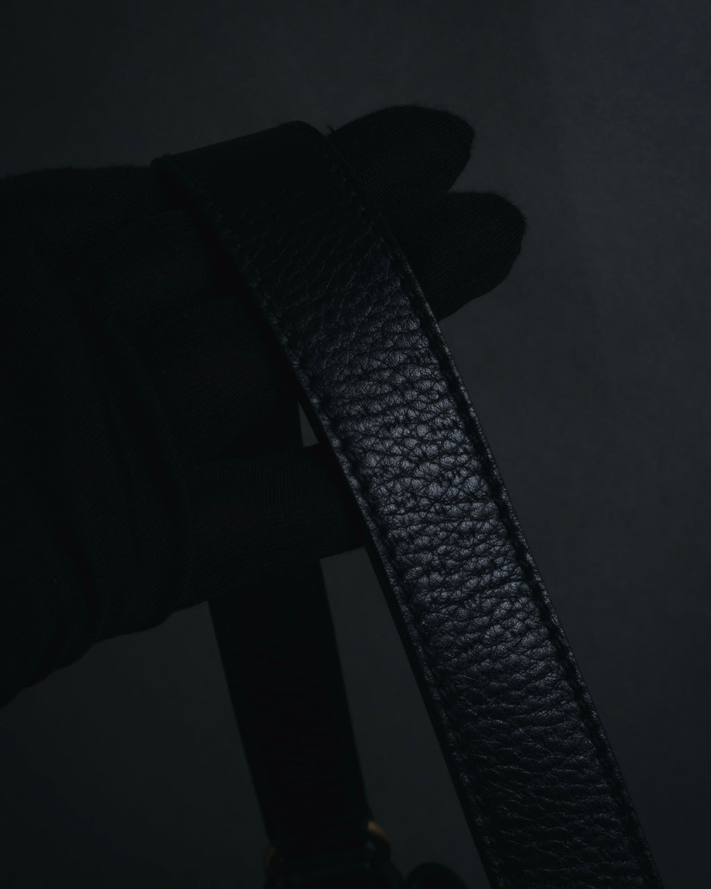 “Salvatore Ferragamo” Pebbled leather gancini hobo shoulder bag