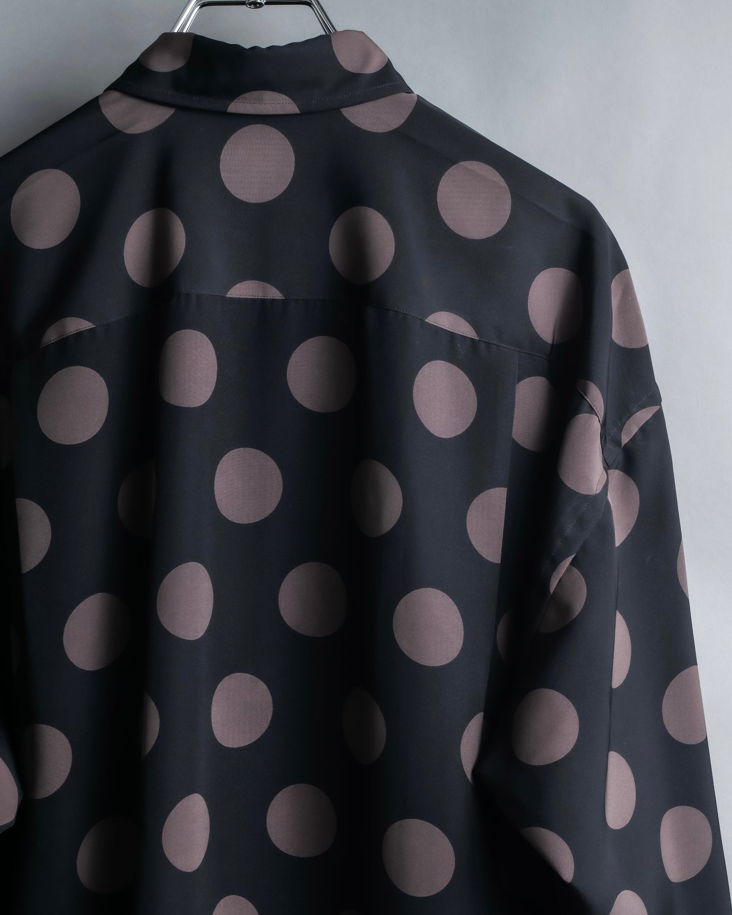 "JOHN LAWRENCE SULLIVAN" 19SS dot pattern oversized shirt