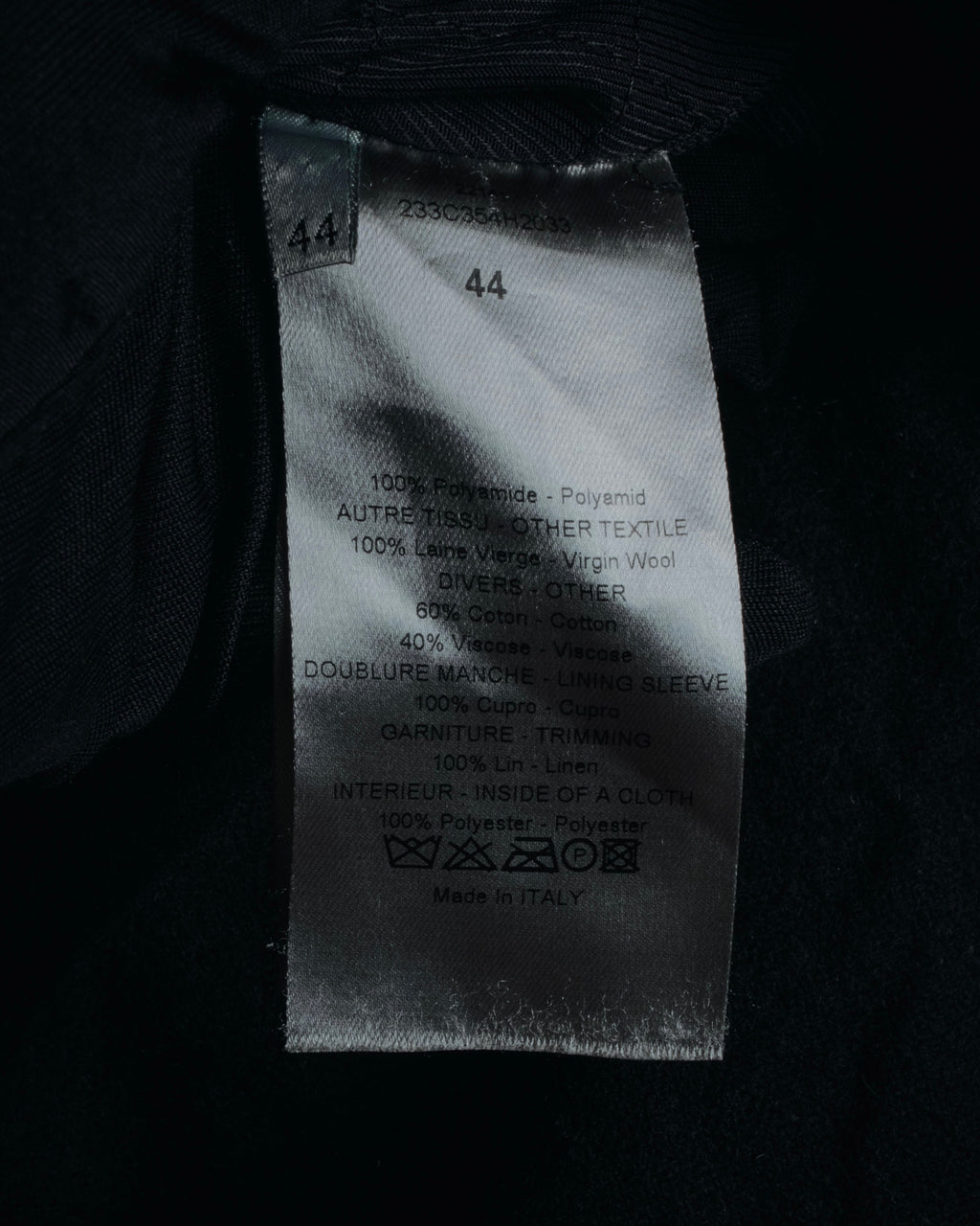 "Dior" 22AW Kim Jones design military detail hooded coat