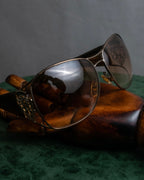 "GUCCI" Teardrop frame smoking lens sunglasses