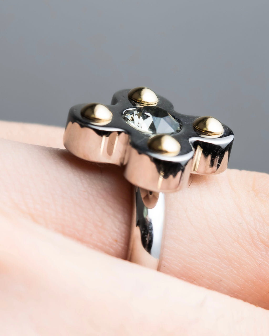 "LOUIS VUITTON" Berg love letters metal ring