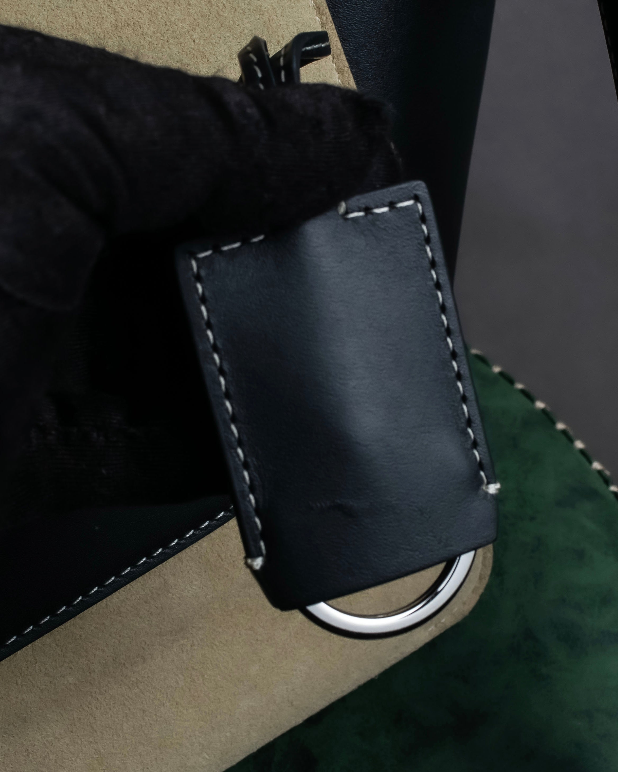 "BURBERRY" Suede switching design 2way shoulder bag