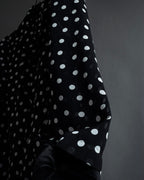 "robe de chambre COMME des GARCONS" 2002SS White dot pattern open collar shirt