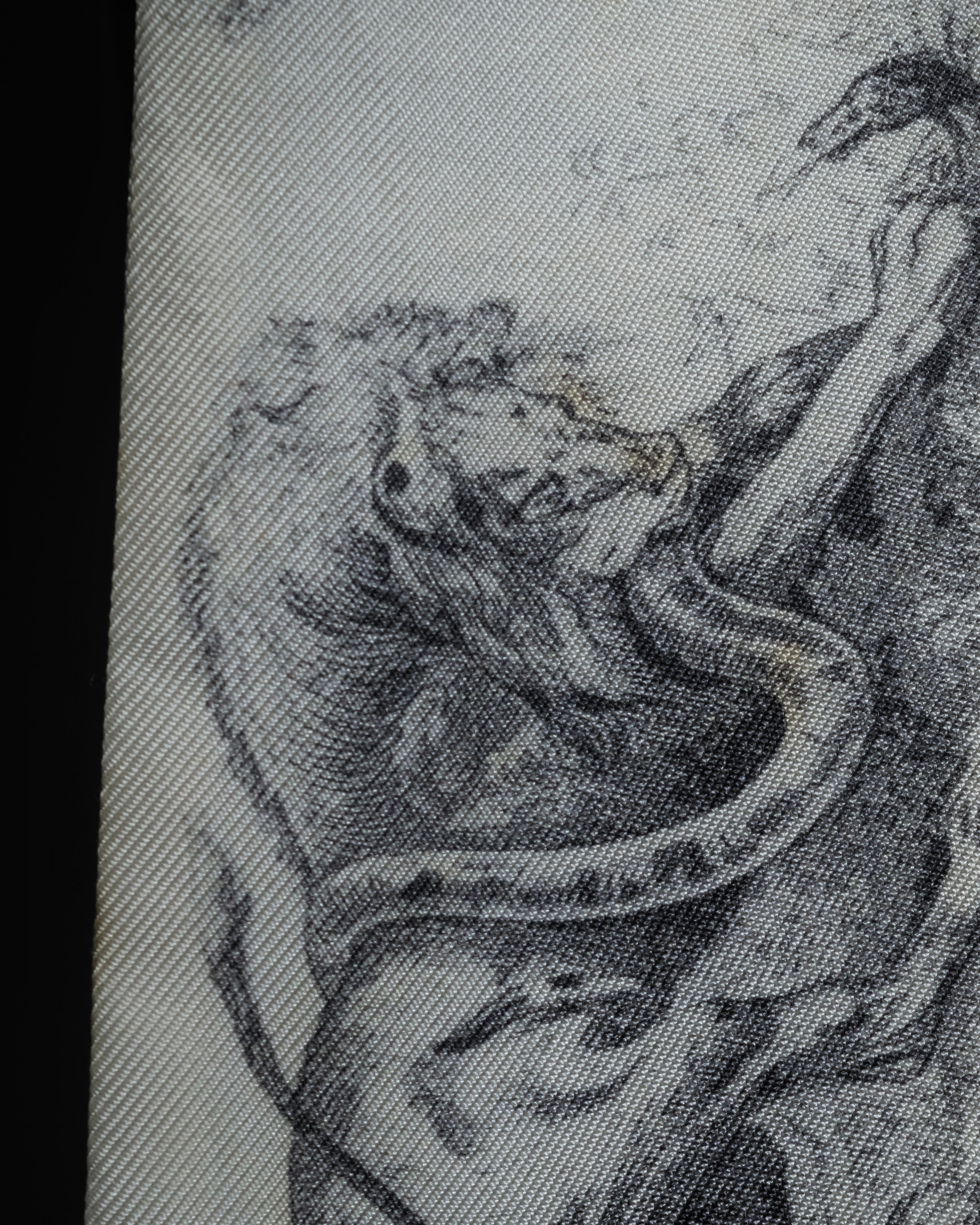 -MOOD Christmas Collection-
"Dior" Maria Grazia Chiuri Toile de Jouy motif silk scarf