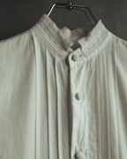 -SPECIAL- “JUNYA WATANABE COMME des GARÇONS MAN PINK”2005AW Victorian lace pleated asymmetric long shirt