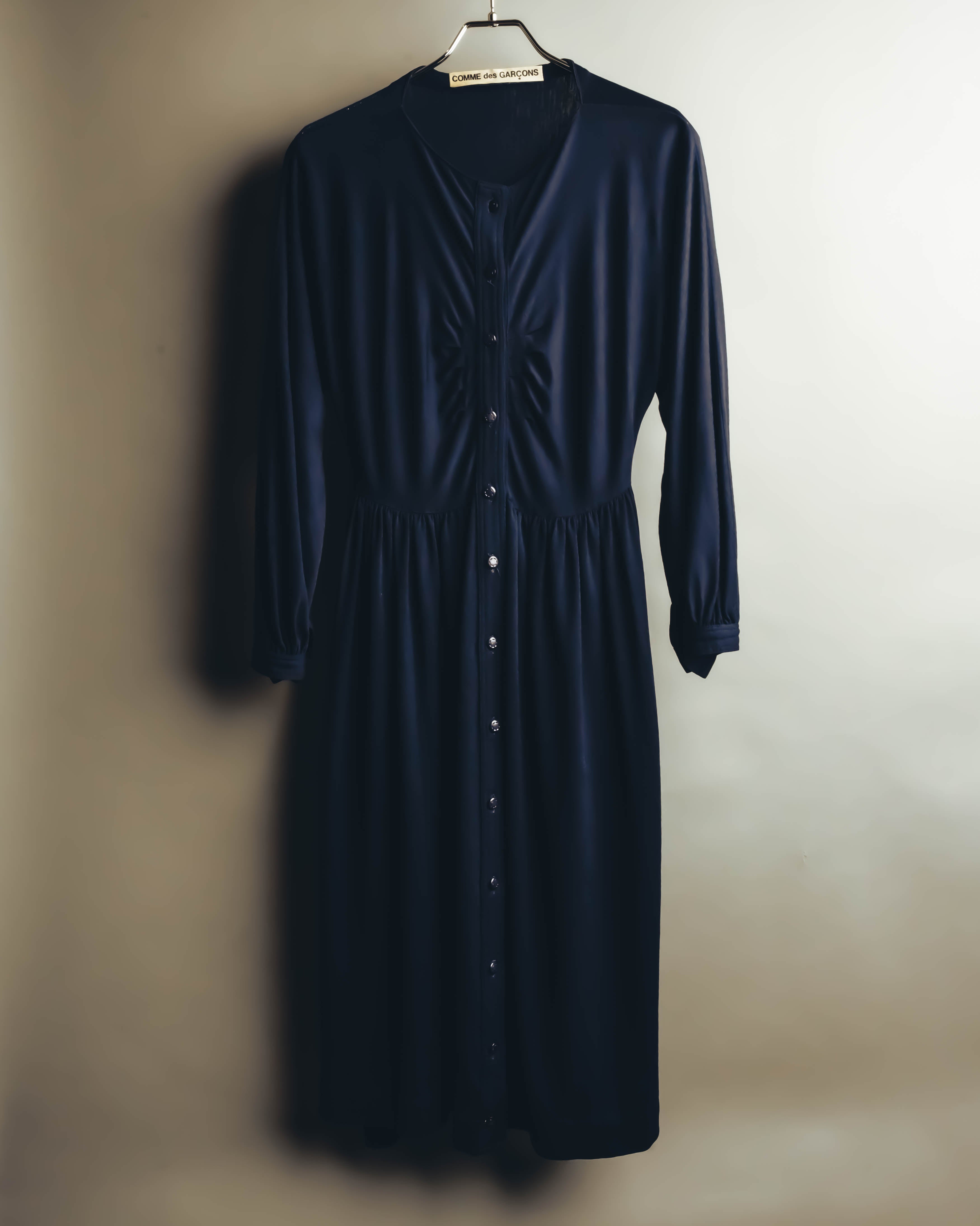 -SPECIAL- “COMME des GARÇONS” 90’s Long gathered waist button front dress